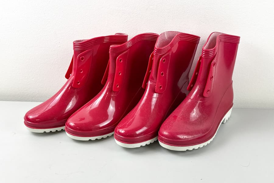 2 Paar Gummistiefel, Gr. 40
